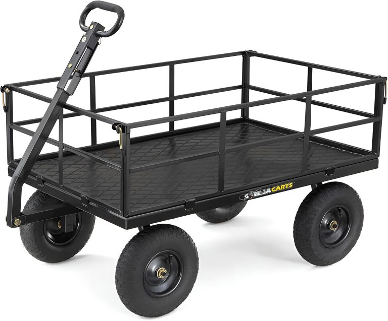 1,200 lb Steel Mesh Utility Cart