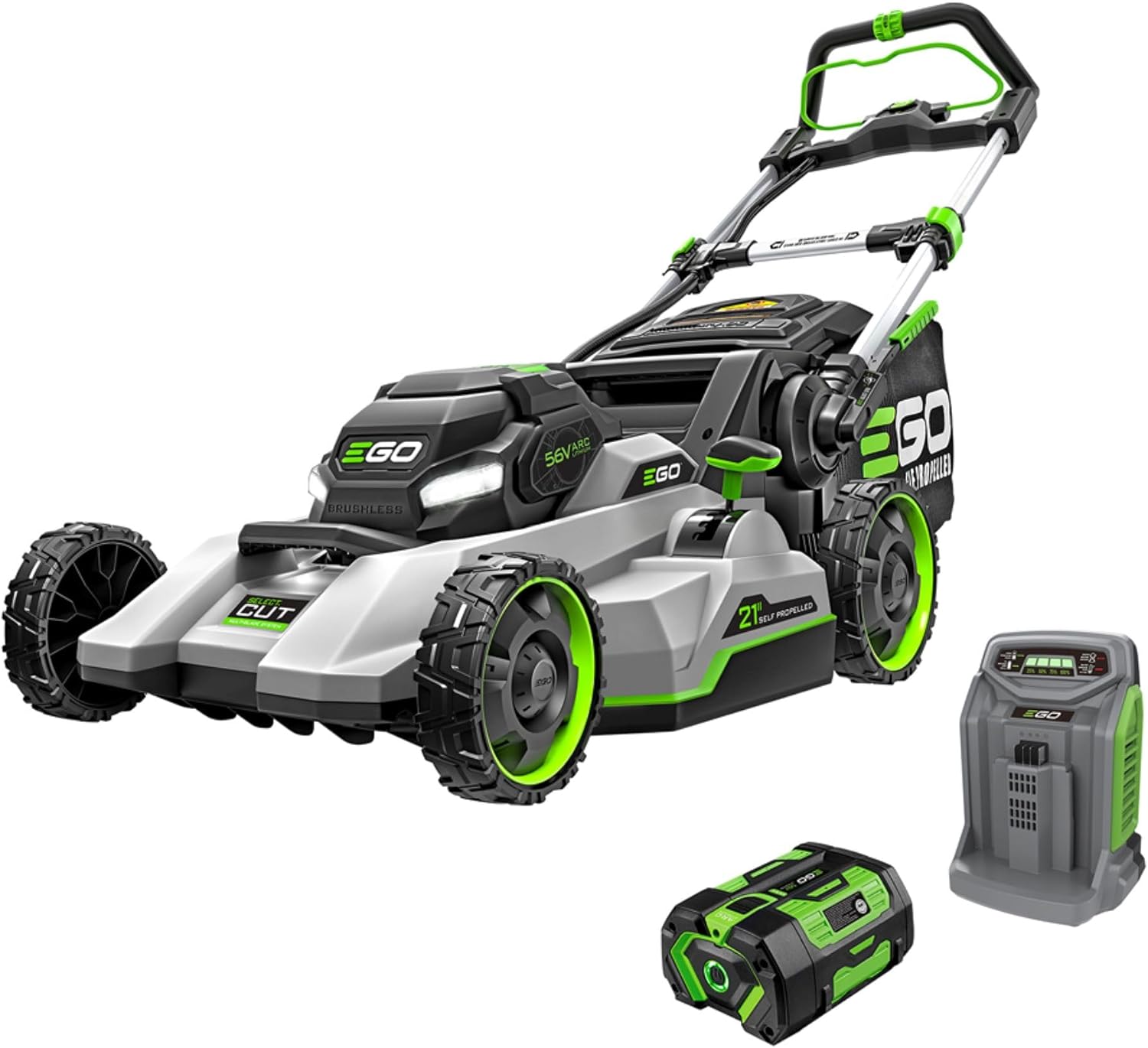 EGO Power+ 21 inch Select Cut cordless lawn mower