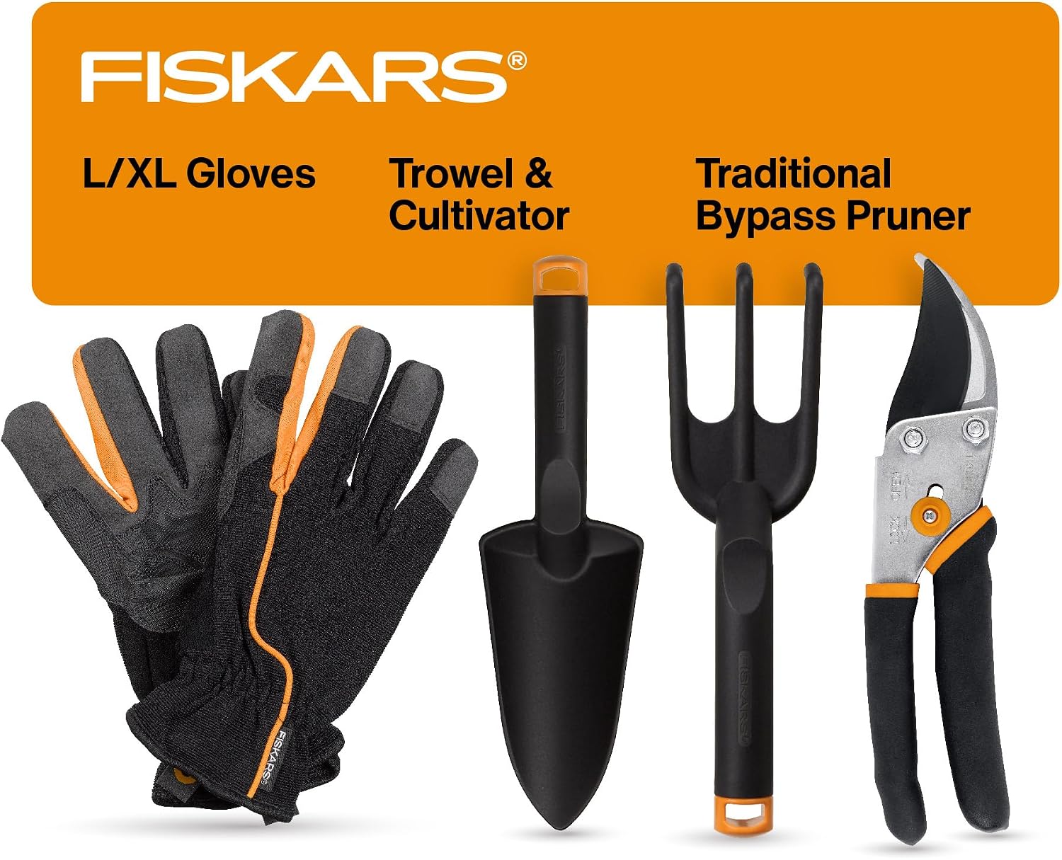 Fiskars 4-Piece House Plant Starter Tool Gift Set