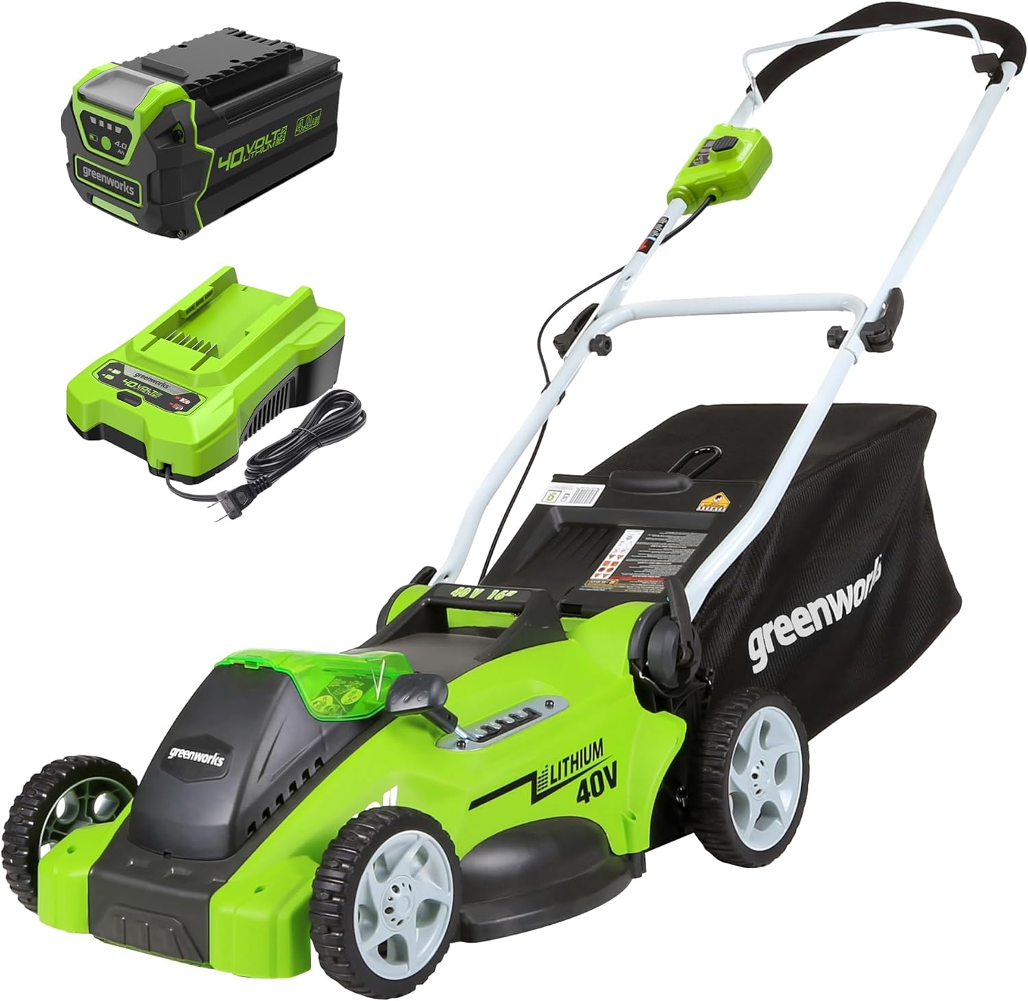Greenworks 40V 16 inch cordless lawn mower