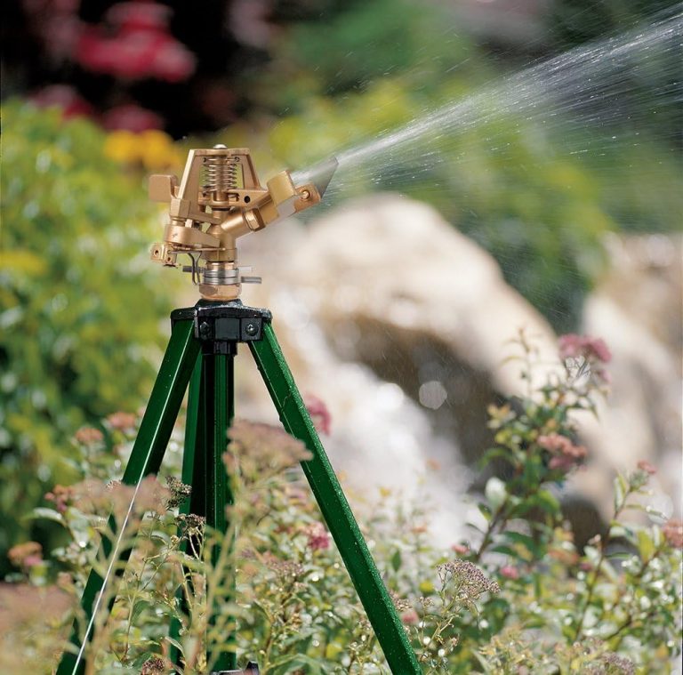 Orbit Tripod Lawn Zinc Impact Sprinkler